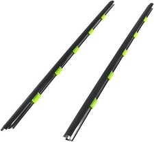 2PCS Door Weather Strip Window Belt Seal Molding Trim Fit For 96-00 Honda Civic picture