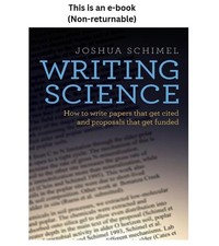 Joshua Schimel Writing Science: How to Write Papers That Get Cited 2011 picture