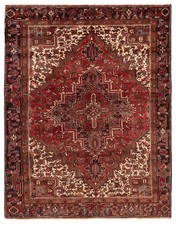 Vintage Traditional Hand-Knotted Area Rug 7'7