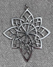 Beautiful 1997 Lunt Sterling Silver Christmas Ornament picture