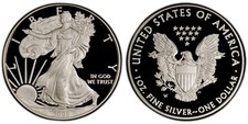 2008-W American Silver Eagle $1 NGC PF70 Ultra Cameo Proof Coin picture