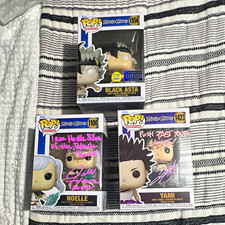 Funko Pop Black Clover 3-Pack Black Asta 1556 Noelle 1100 Yami 1423 GITD picture