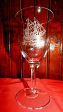 Etched Stemmed 4-1/2