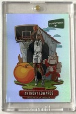 2020-21 Panini Prizm Draft Picks Downtown SSP Anthony Edwards #D-4 (RC) picture
