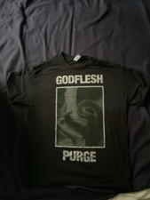 GODFLESH Purge T-shirt Black and Silver Short Sleeve Tshirt picture