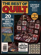 VNTG The Best of Quilt Magazine A Salute to Quilters 20 Projects 1982 picture