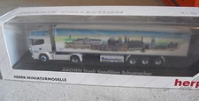 RARE Herpa Private HO 1/87 Scania Aachen Schumacher Tractor Trailer Truck NIB picture