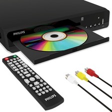 Philips DVD Player for Smart TV. Compatible with CD, DVD, MP3 + Remote Control picture