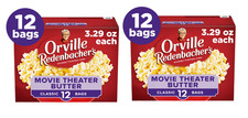 Orville Redenbacher'S Movie Theater Butter Microwave Popcorn, 3.29 Oz, 24 Ct picture