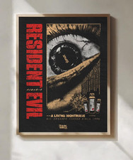 Resident Evil 1996 Classic PS1 Horror Game Poster picture