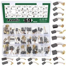 Keadic 69Pcs 23 Sizes Electric Motor Carbon Brushes Replacement Assortment Set, picture