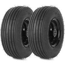2PACK 11x4.00-5 Tire and Wheel Assembly for Lawnmower Tire 4-Ply and Rim w/ Tube picture