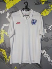England Home football shirt 2009 - 2010 Team Jersey Umbro Trikot Mens SZ 46 ig93 picture
