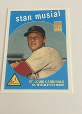 1959 Topps - Stan Musial #150 Combined shipping. B9 picture