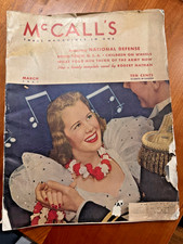 FREE SHIP March 1941 McCall's Magazine WWII Homemakers picture