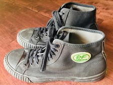 PF Flyers Sandlot Center Hi MC2001SD Triple Black Canvas High Top Mens 10.5 picture