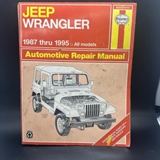 Jeep Wrangler 1987 - 1995 All Models Haynes  Automotive Repair Manual 50030 picture