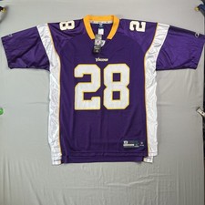 Reebok Minnesota Vikings Adrian Peterson Jersey Mens XL Purple #28 AP NFL NOS picture