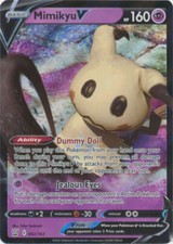 Mimikyu V - 062/163 Ultra Rare Battle Styles NM Pokemon TCG picture