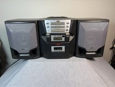 JVC PC-X560BK Portable Component System CD Cassette AM FM Boombox picture