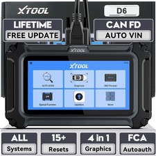 NEW XTOOL D6 OBD2 Scanner Engine ABS SRS All System Diagnostic Tool FREE UPDATES picture