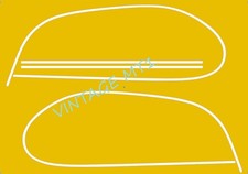 1971  Yamaha  CT1 175 ENDURO  fuel tank & side decals set after market 5.5 mm picture