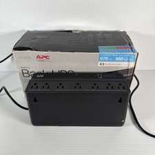 Schneider Electric BN675M1 APC Back-UPS 675VA Floor 120V 7 NEMA 5-15R Outlets picture