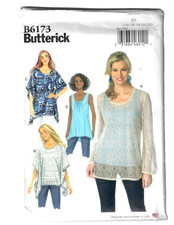 Butterick Sewing Pattern B6173 Miss Pullover Semi-fitted Tunic & Top 14-22 Plus picture