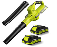 Soplador Eléctrico Inalámbrico 21V con 2 Baterías Recargables para Jardín y Pati picture