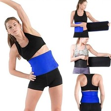 Waist Trimmer Belt Sweat Band Wrap Ab Stomach Weight Loss Fat Burner Slimming picture
