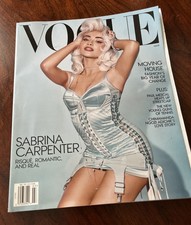 March 2025 US Vogue Magazine, Sabrina Carpenter Risqué, High Fashion READ picture