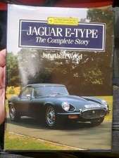 Jaguar E-type: The Complete Story from Crowood Press by Jonathan Wood Hardback picture
