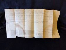 1864 Civil War Soldier's Descriptive List, ATLANTA GA picture