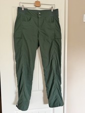 Title Nine Women’s Clamber Lined Green Pants Fall/Winter Hiking picture