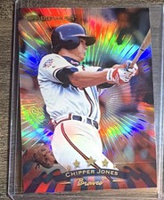 1998 Donruss Collections Chipper Jones #21 Prized Collection print run of 560 picture
