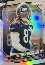 2025 Prizm Football Luther Burden III Rookies RC Silver Prizm #331 Bears picture