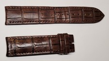 UNUSED? Jean Rousseau Paris Brown Leather Watch Strap 20/19mm,75+115mm OEM READ picture