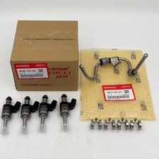 NEW GENUINE Honda OEM Fuel Injector Kit– 1.5 L Turbo Injector Set & Fuel Pipe US picture
