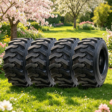 4PCS 12-16.5 SKS Skid Steer Tires 12x16.5 12PR Heavy Duty 12 16.5 For Loader picture