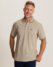 Tommy Bahama Emfielder Icon Polo Dark Auberage Heather NWT picture