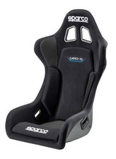 Sparco 008009RNR Grid Q QRT Fiberglass Fixed Racing Seat Black FIA 8855-1999 picture