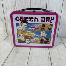 Vintage 2001 Green Day Lunch Box, Japanese Anime Cartoon, Metal Collectible RARE picture