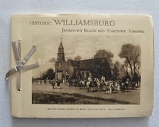 Williamsburg Virginia Antique Book Portfolio of Photographs c 1925 Photogravures picture