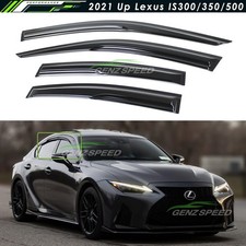 For 2021-2026 Lexus IS300 IS350 Mugen Style Window Visors Rain Guards Deflectors picture