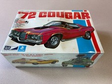 1972 Mercury Cougar Annual Vintage Model Car Kit 1/25 MPC 7222 Sealed picture