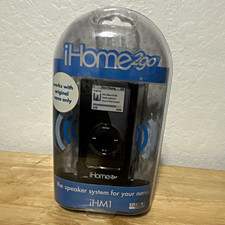 iHome iHM1 Portable Speaker System for iPod Nano, Black, Water-Resistant picture