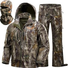 Camo Hunting Clothes for Men, Cold Weather Deer Hunting Jacket and Pants picture