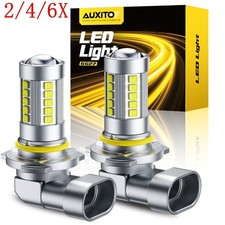 2/4/6X AUXITO 9006 HB4 LED Headlight Bulb Low Beam Fog Light CANBUS 6500K White picture