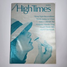 High Times Magazine 1974 #1 Premiere First Edition One Dollar Vintage Magazine picture