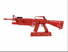 GoatGuns 1/3 Scale Die Cast M16A1 Red Cherry Bomb Rifle Model Limited Edition picture
